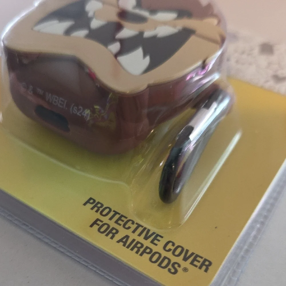 Warner Bros. Brown Taz AirPods Cover NWT